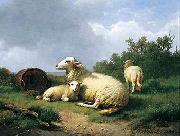 unknow artist Sheep 067 oil on canvas